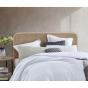 Private Collection Braddon White Cotton Jacquard European Pillowcase Euro | White